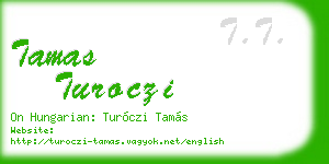 tamas turoczi business card