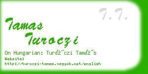 tamas turoczi business card